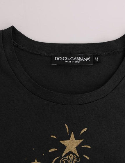 Dolce & Gabbana Gray Cotton 2017 Motive T-Shirt - Ellie Belle