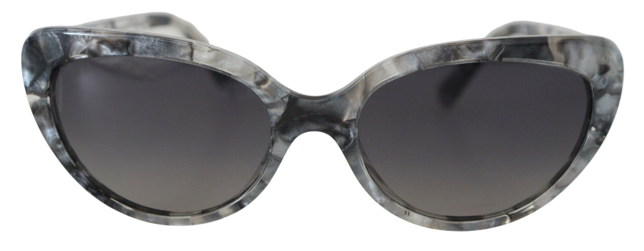 Dolce & Gabbana Gray DG4194 Acetate Logo Plaque Cat Eye Lens Sunglasses - Ellie Belle