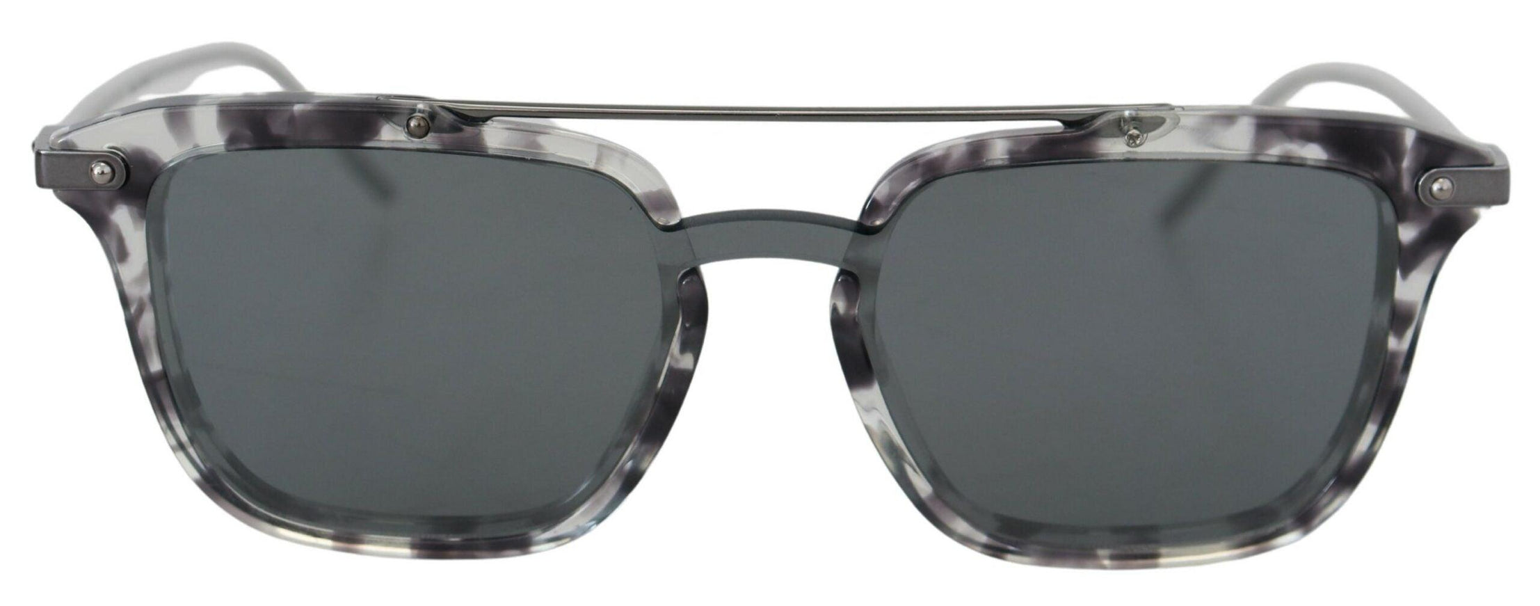 Dolce & Gabbana Gray DG4327-B Gray Frame Metal Gray Lenses Sunglasses - Ellie Belle