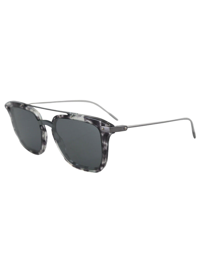 Dolce & Gabbana Gray DG4327-B Gray Frame Metal Gray Lenses Sunglasses - Ellie Belle