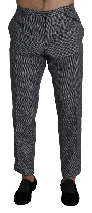 Dolce & Gabbana Gray Formal Dress Trouser Slim Fit Pants - Ellie Belle