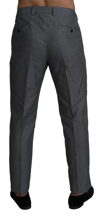 Dolce & Gabbana Gray Formal Dress Trouser Slim Fit Pants - Ellie Belle