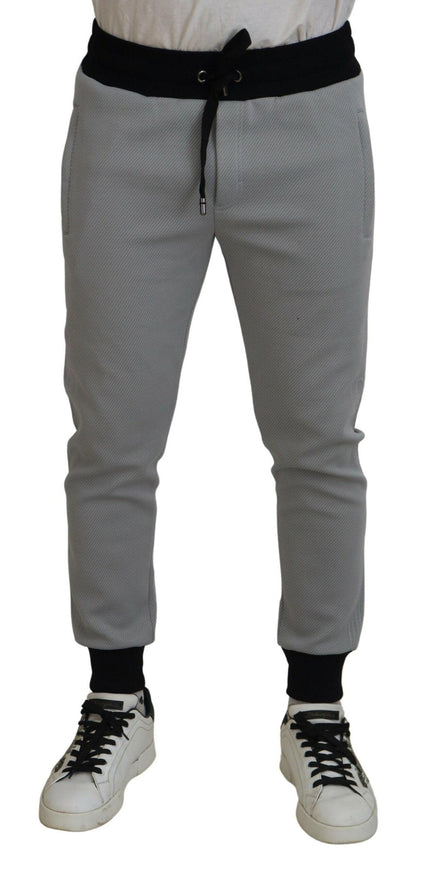 Dolce & Gabbana Gray Polyester Sweatpants Jogger Pants - Ellie Belle