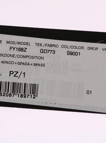 Dolce & Gabbana Gray Silk Black Lace Hair Claw