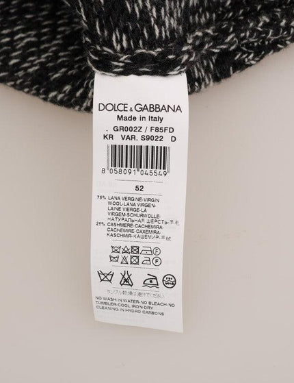 Dolce & Gabbana Gray Wool Cashmere Sweater - Ellie Belle