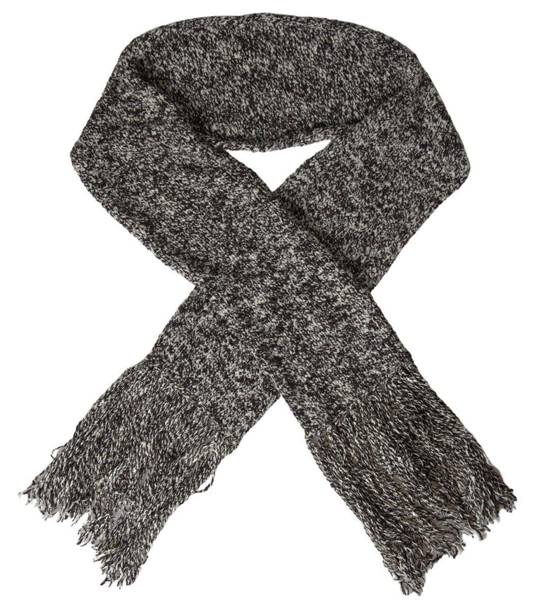 Dolce & Gabbana Gray Wool Knitted Neck Wrap Foulard Scarf - Ellie Belle