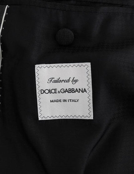 Dolce & Gabbana Gray Wool Long 3 Piece Two Button Suit - Ellie Belle