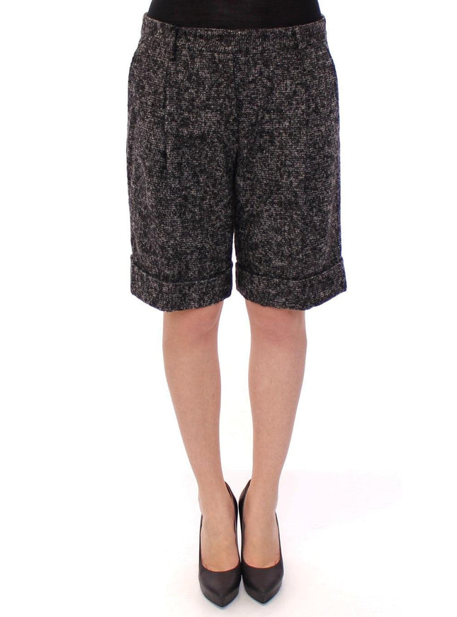 Dolce & Gabbana Gray wool shorts pants - Ellie Belle