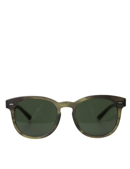 Dolce & Gabbana Green Acetate Havana Frame Lens Shades DG4245F Sunglasses - Ellie Belle