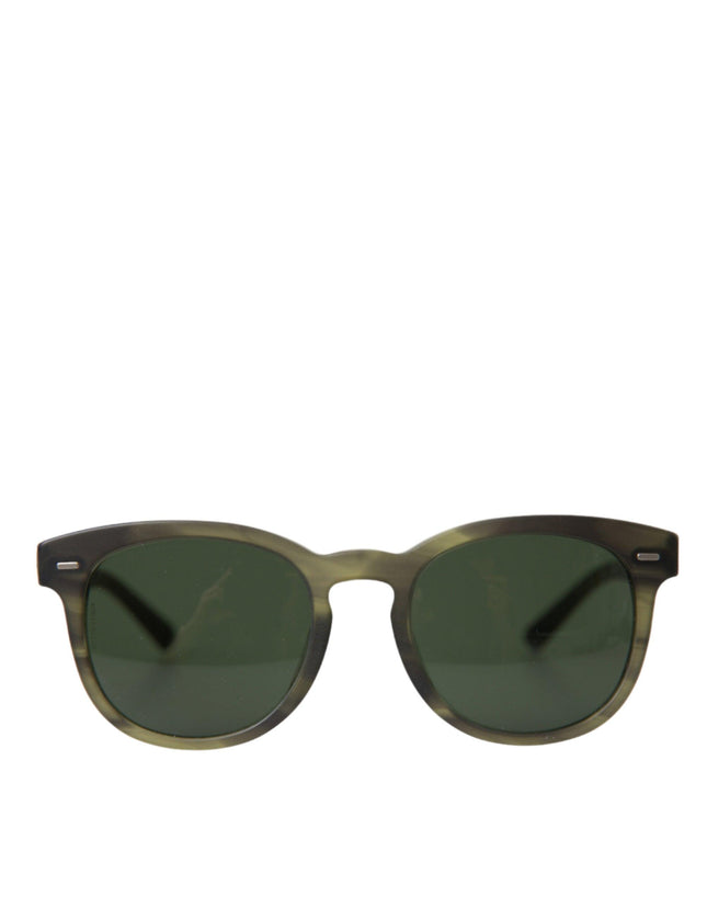 Dolce & Gabbana Green Acetate Havana Frame Lens Shades DG4245F Sunglasses - Ellie Belle