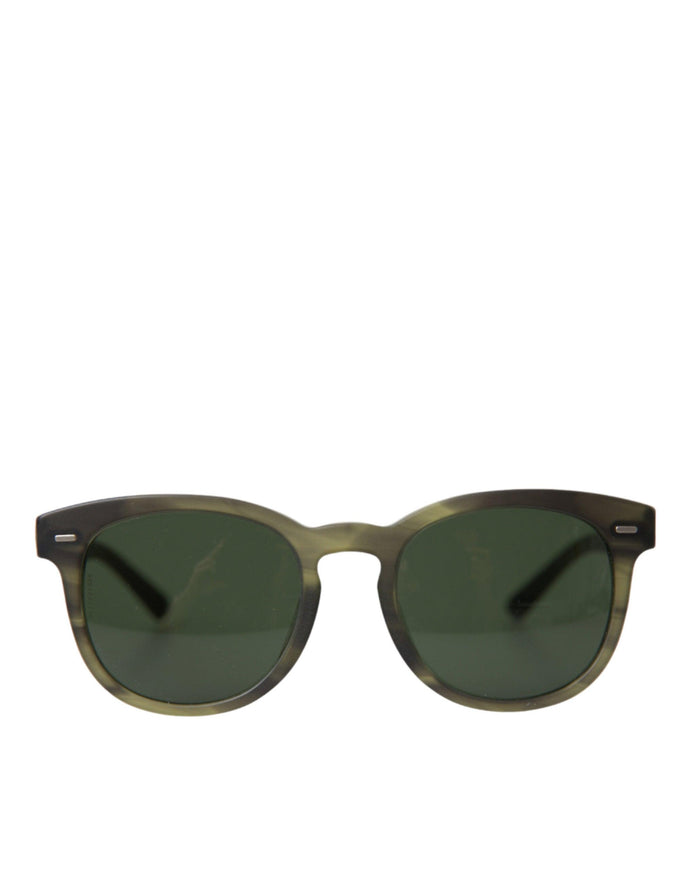 Dolce & Gabbana Green Acetate Havana Frame Lens Shades DG4245F Sunglasses - Ellie Belle