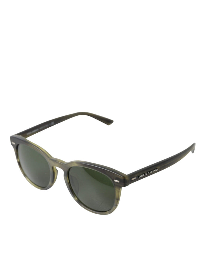 Dolce & Gabbana Green Acetate Havana Frame Lens Shades DG4245F Sunglasses - Ellie Belle