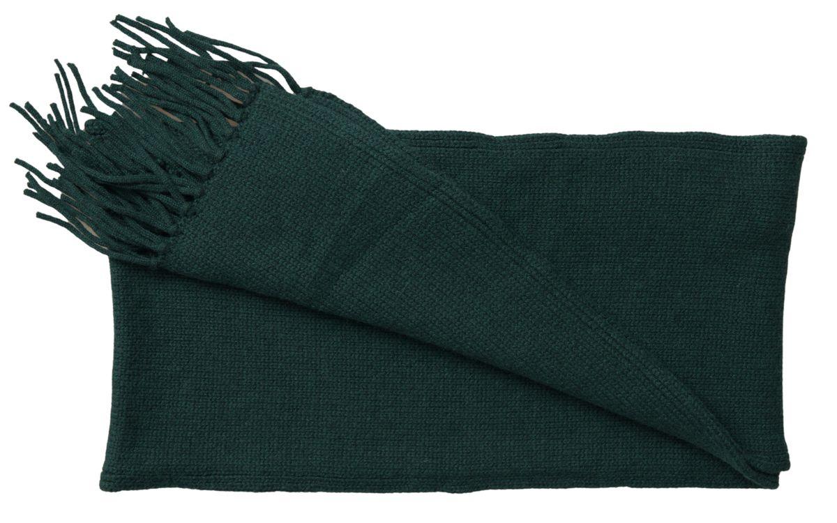 Dolce & Gabbana Green Cashmere Knit Wrap Shawl Fringe Scarf - Ellie Belle