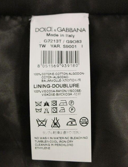 Dolce & Gabbana Green Corduroys Single Breasted Vest - Ellie Belle