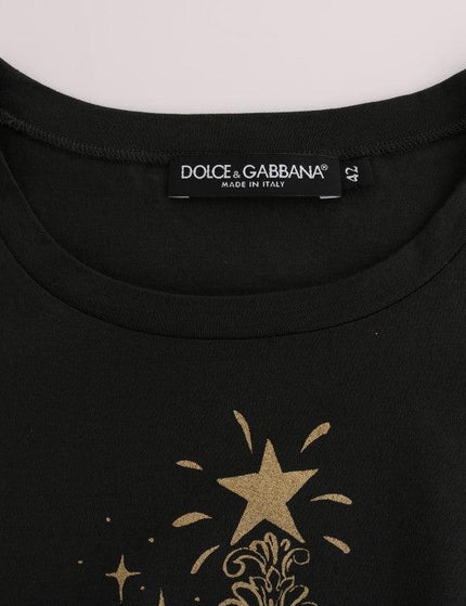 Dolce & Gabbana Green Cotton 2017 Motive T-Shirt - Ellie Belle