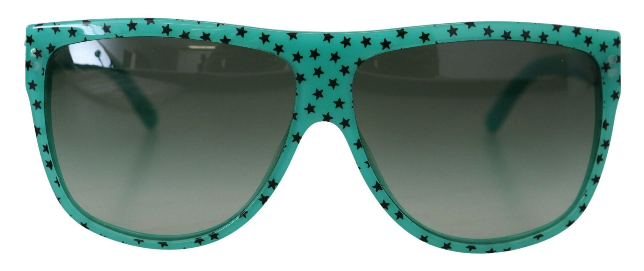 Dolce & Gabbana Green DG4125 Stars Acetate Square Shades Sunglasses - Ellie Belle