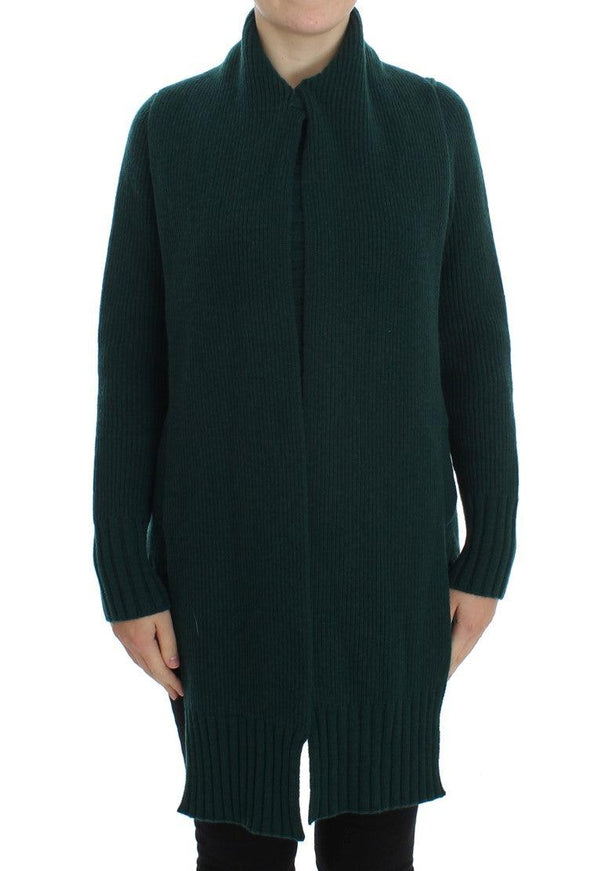 Dolce & Gabbana Green Knitted Cashmere Cardigan