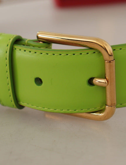 Dolce & Gabbana Green Leather Devotion Heart Micro Bag Headphones Belt - Ellie Belle