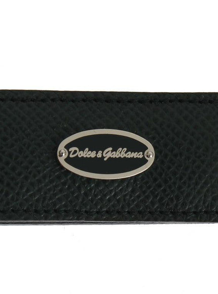 Dolce & Gabbana Green Leather Magnet Money Clip - Ellie Belle