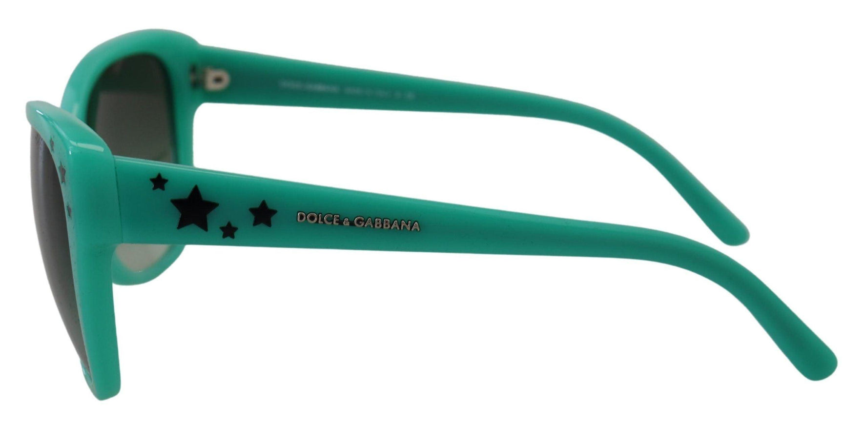 Dolce & Gabbana Green Stars Acetate Square Shades DG4124 Sunglasses - Ellie Belle