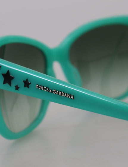 Dolce & Gabbana Green Stars Acetate Square Shades DG4124 Sunglasses - Ellie Belle