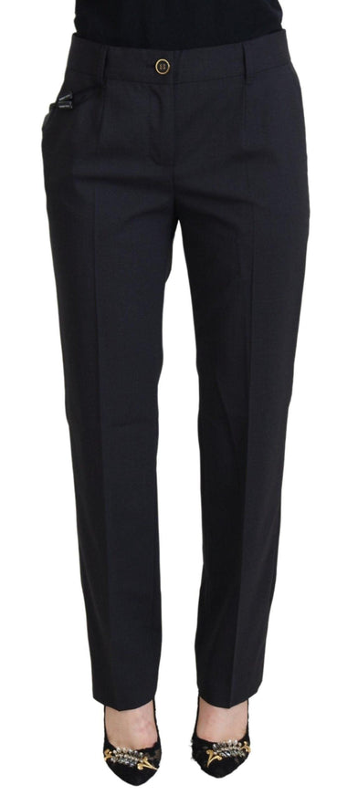 Dolce & Gabbana Grey Women Formal Tapered Pants - Ellie Belle