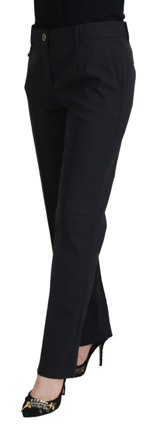 Dolce & Gabbana Grey Women Formal Tapered Pants - Ellie Belle