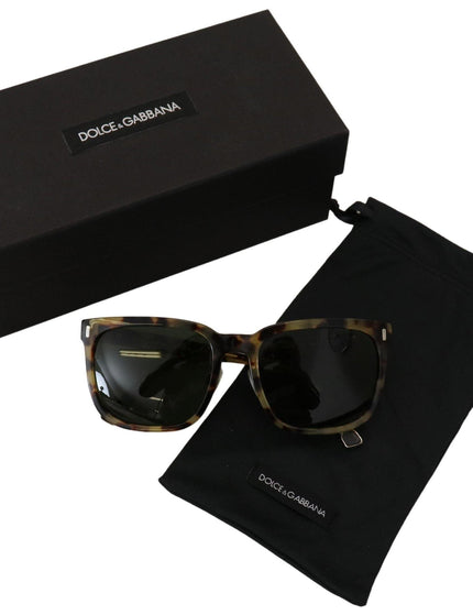 Dolce & Gabbana Havana Green Acetate Tortoise Shell DG4271 Sunglasses - Ellie Belle