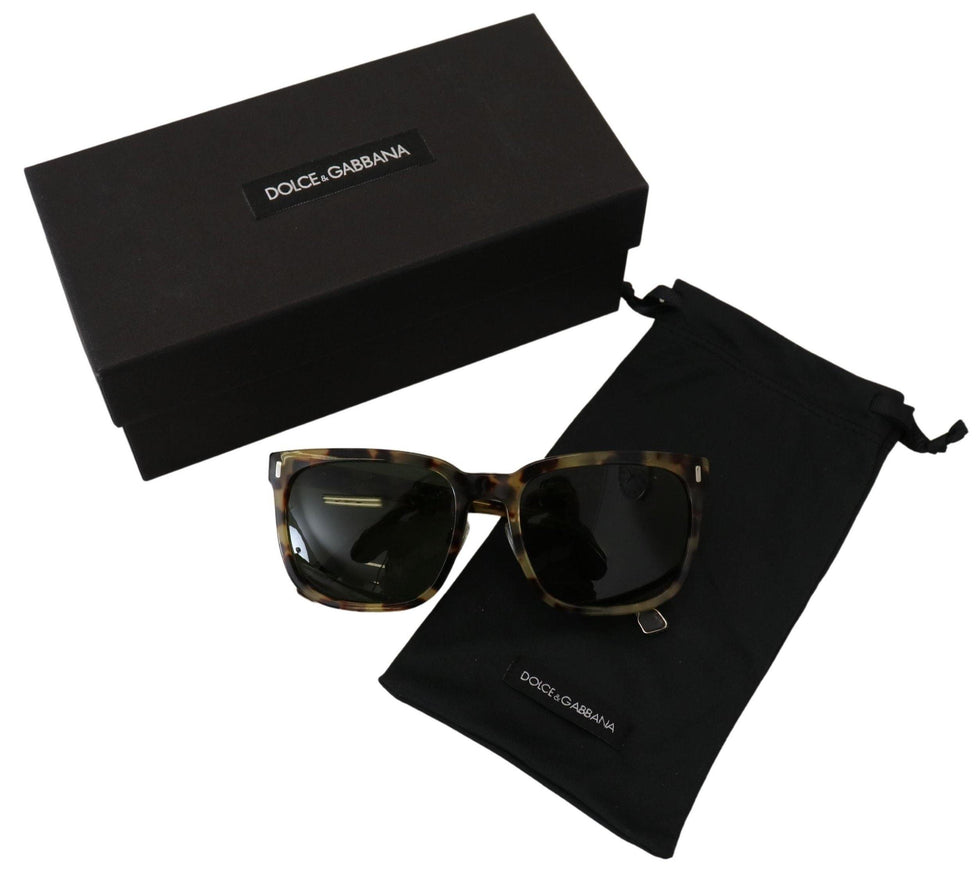 Dolce & Gabbana Havana Green Acetate Tortoise Shell DG4271 Sunglasses - Ellie Belle