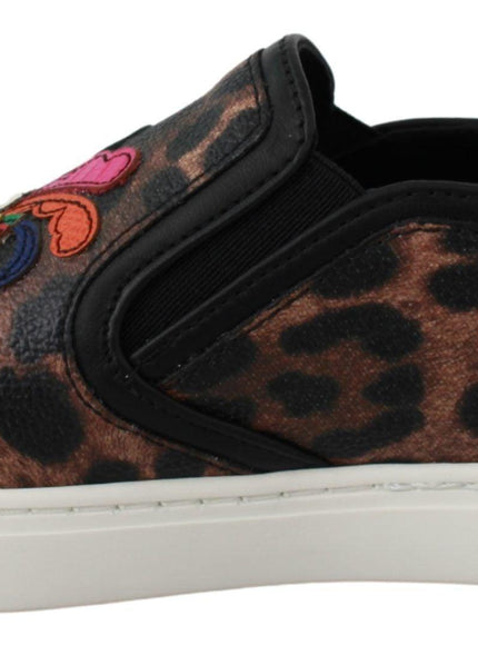 Dolce & Gabbana Leather Leopard #dgfamily Loafers Shoes - Ellie Belle