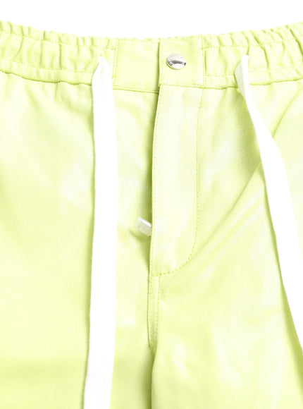 Dolce & Gabbana Light Green Cotton Men Cargo Bermuda Shorts
