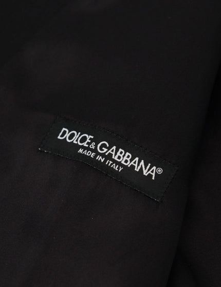 Dolce & Gabbana Men's Black Formal Virgin Wool Waistcoat Vest - Ellie Belle