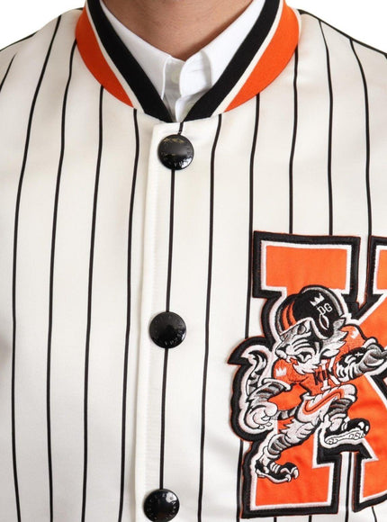 Dolce & Gabbana Multicolor Bomber King Logo #DGMILLENNIALS Jacket - Ellie Belle