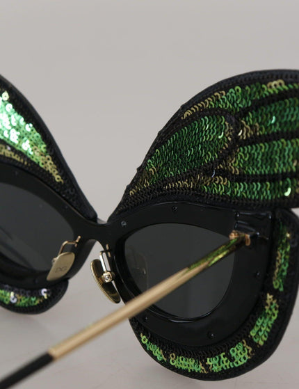 Dolce & Gabbana Multicolor Butterfly Sequined Women Special Edition Sunglasses - Ellie Belle