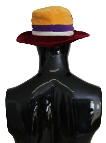 Dolce & Gabbana Multicolor DG Logo Cotton Blend Bucket Hat - Ellie Belle