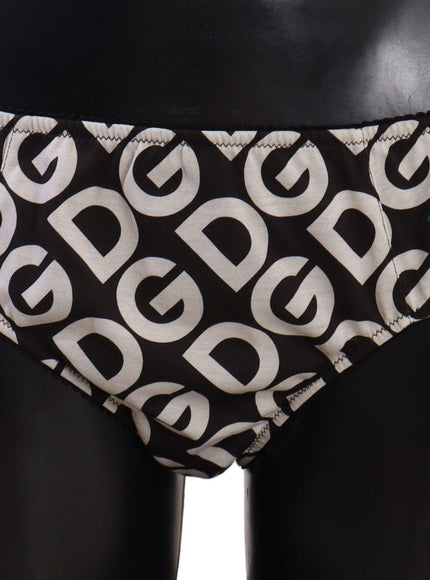 Dolce & Gabbana Multicolor DG Logo Print Slip Bottom Underwear - Ellie Belle