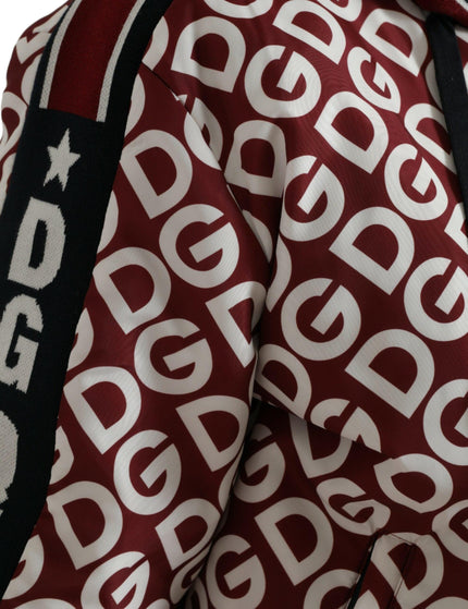 Dolce & Gabbana Multicolor DG Mania Hooded Bomber Jacket - Ellie Belle