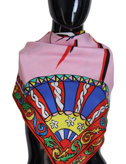 Dolce & Gabbana Multicolor #DGLovesLondon Silk Wrap Scarf - Ellie Belle