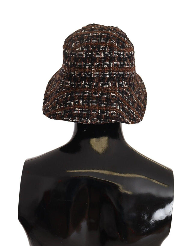 Dolce & Gabbana Multicolor Fabric Woven Wide Brim Bucket Hat - Ellie Belle