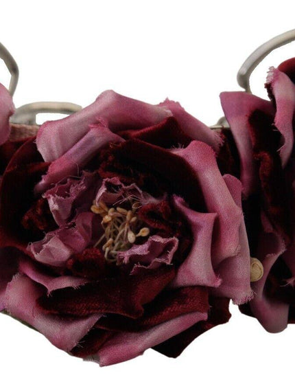 Dolce & Gabbana Multicolor Floral Appliques Metal Shoulder Strap - Ellie Belle