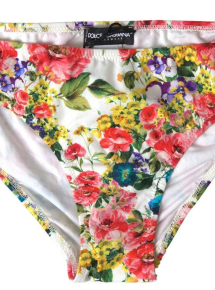 Dolce & Gabbana Multicolor Floral Beachwear Swimwear Bottom Bikini - Ellie Belle