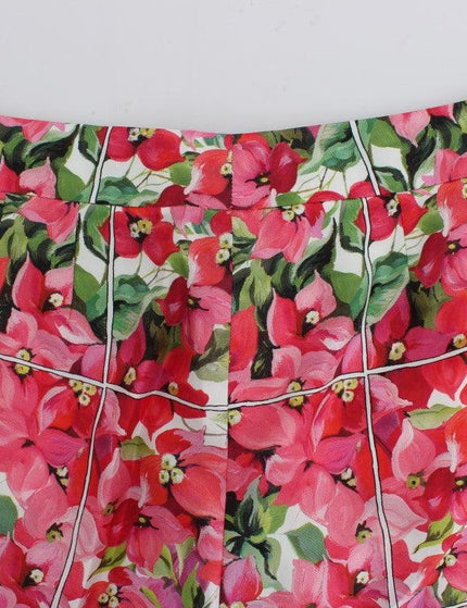 Dolce & Gabbana Multicolor Floral Knee Capris Shorts Pants - Ellie Belle