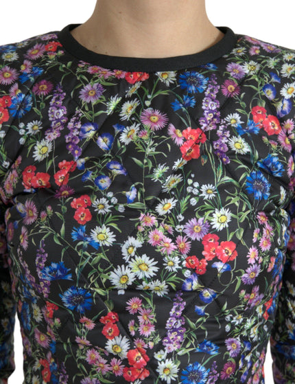 Dolce & Gabbana Multicolor Floral Nylon Sheath Mini Dress - Ellie Belle