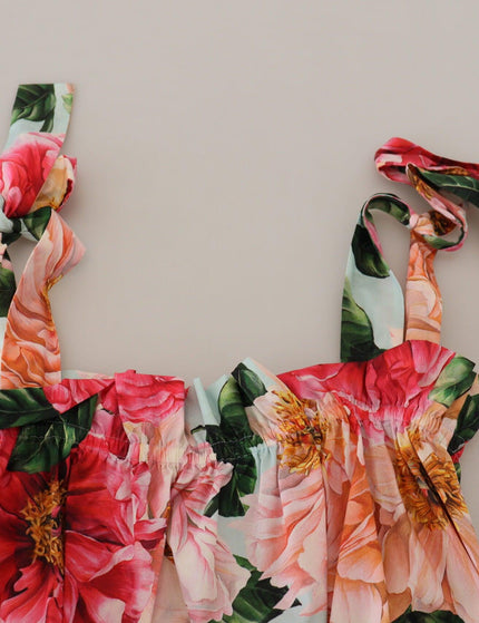 Dolce & Gabbana Multicolor Floral Print Sleeveless Tank Top - Ellie Belle