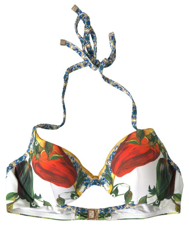 Dolce & Gabbana Multicolor Floral Swimwear 2 Piece Bikini - Ellie Belle