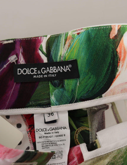 Dolce & Gabbana Multicolor High Waist Hot Pants Shorts - Ellie Belle