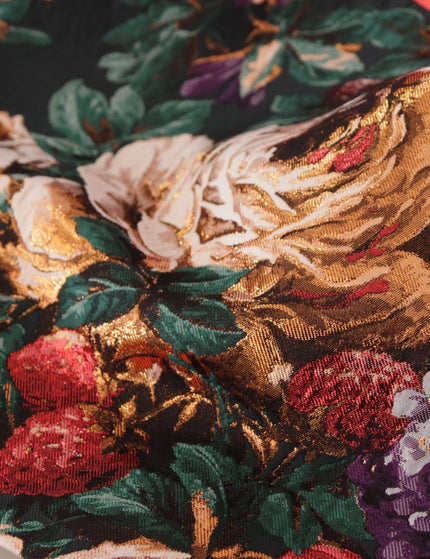 Dolce & Gabbana Multicolor Jacquard Shift Polyester Dress - Ellie Belle