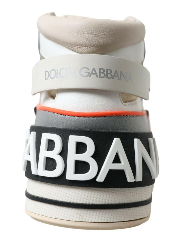 Dolce & Gabbana Multicolor Leather High Top Sneakers Shoes - Ellie Belle