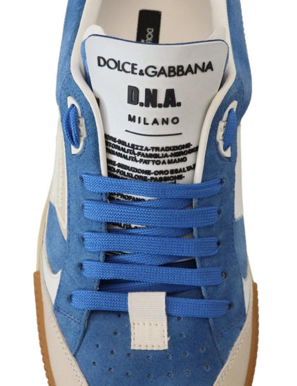 Dolce & Gabbana Multicolor Leather Low Top Casual Sneakers Shoes - Ellie Belle