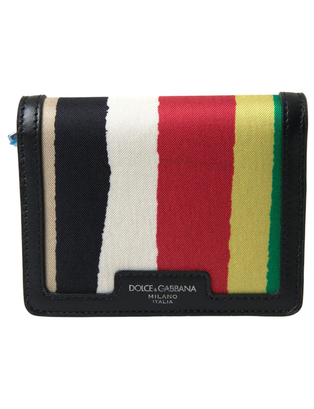 Dolce & Gabbana Multicolor Leather Shoulder Strap Card Holder Wallet - Ellie Belle
